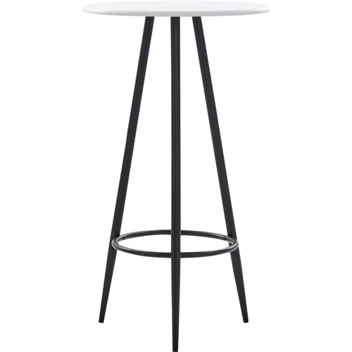 vidaXL Barski stol bijeli 60 x 107,5 cm MDF