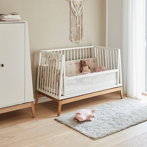 Leander&amp;reg; tkanena ograda za dječji krevet linea&amp;trade; i luna&amp;trade; snow Slike