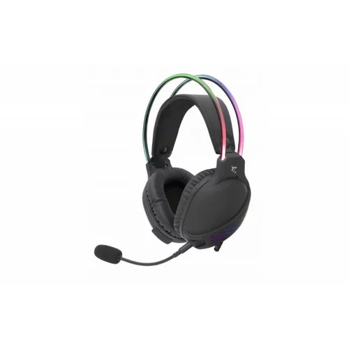 White Shark Slušalke + mikrofon GH-2140 OX RGB črne