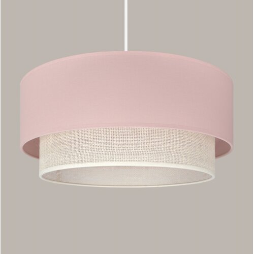  Brilagi - LED luster na kablu BOHO BOBO 1xE27/10W/230V, prečnik 40 cm, ružičasta/krem Slike