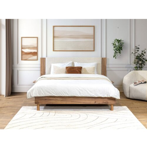 Bobochic Paris Bež zakonska postelja z letvenim dnom 140x190 cm Lior &amp;ndash; Slike