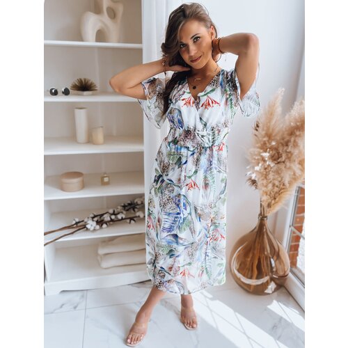 DStreet LUNNA dress white Cene