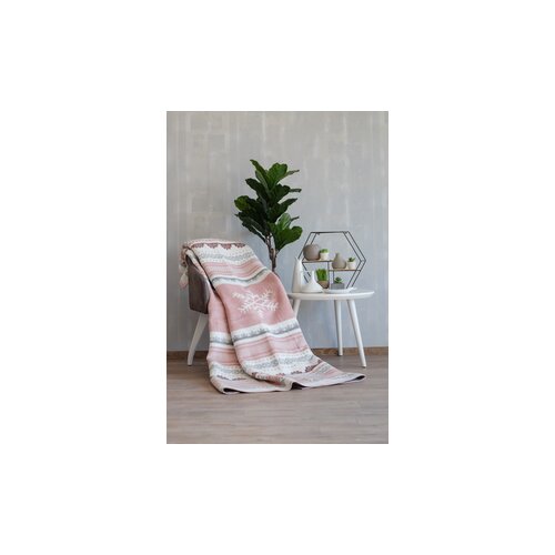 Dekordom Ćebe acrylic plus 150x200 15213-b - roza pahulja Cene