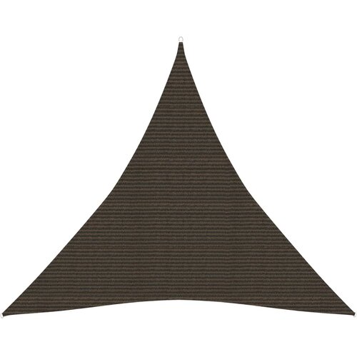 vidaXL Senčno jadro 160 g/m² rjavo 3,6x3,6x3,6 m HDPE Cene