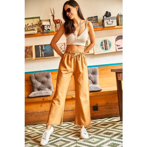 Olalook Pants - Brown - Relaxed Slike