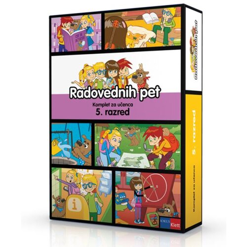  Radovednih pet 5, komplet petih samostojnih delovnih zvezkov Slike
