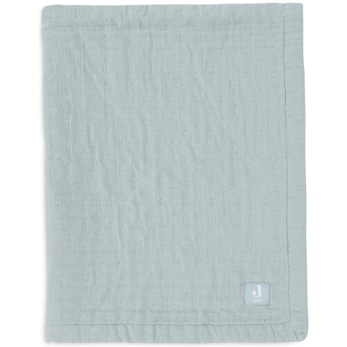 Jollein dekica muslin 75x100cm jacquard sea green Cijene