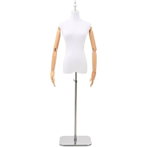 Podesiva lutka 165-213 cm s postoljem Žena PP Bijela Cene