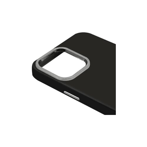 Satin silikonski ovitek za Samsung Galaxy S24 5G - črn Slike