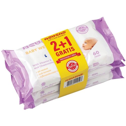 Nevena Vlažne maramice 60kom 2+1 gratis Cene