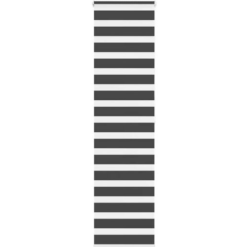 vidaXL idaXL Zebra senčilo črna 65x200 cm tkanina širina 60,9 cm poliester Cene
