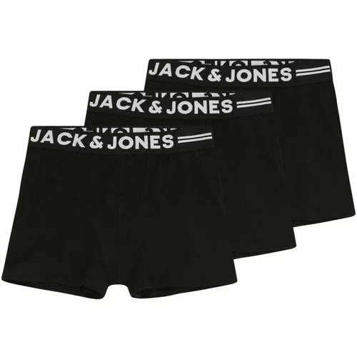 Jack & Jones Spodnjice 'SENSE' črna / bela