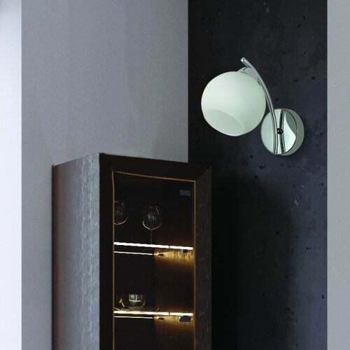  Zidna lampa AMOS 1xE27/40W/230V sjajni hrom Slike