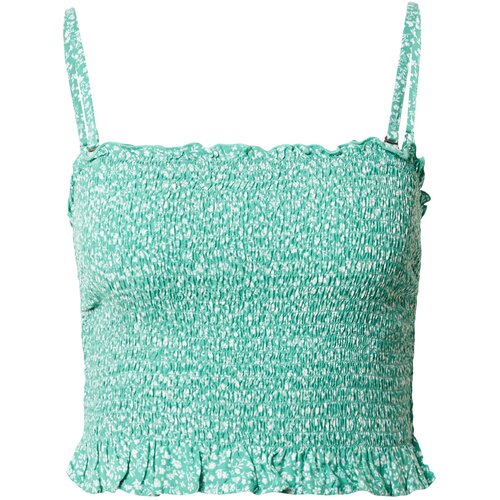 Hollister Bluza svetlo zelena / off-bela Slike