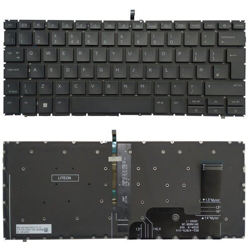  tastature za laptop hp elitebook 830 G9 840 G9 845 G9 veliki enter backlight Slike