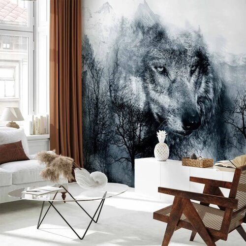  Foto tapeta - Mountain Predator (Black and White) 400x280 Standard Cijene