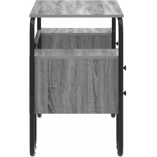  Stol s pohranom Siva Sonoma 145 x 50 x 75 cm - Siva Sonoma Slike