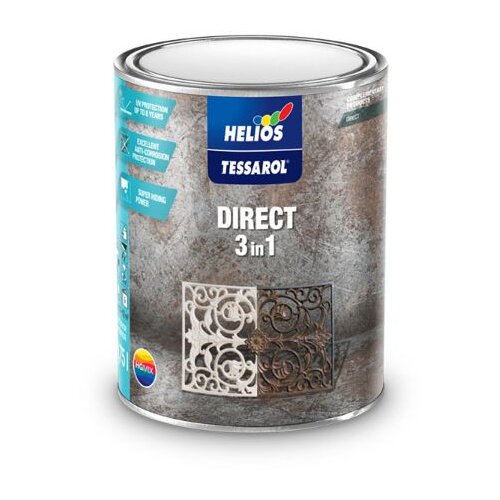 Helios ANTIKOROZIVNI PREMAZ DIRECT 3IN1 RAL 8017 ČOKOLADNO RJAVI 0.75 L Cene