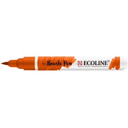  Akvarel marker Ecoline brush pen | Vermilion 311 Cene