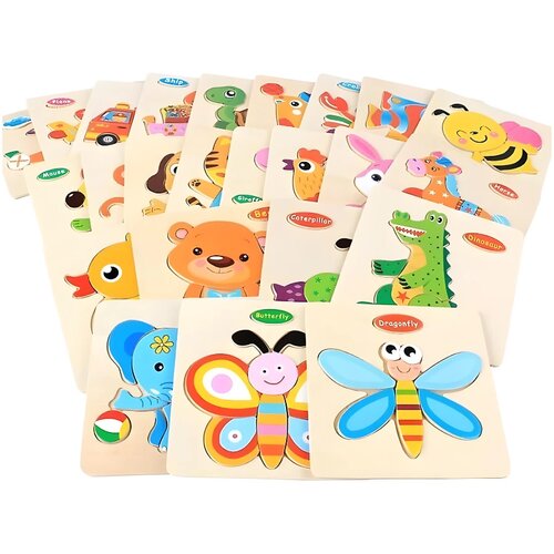  Drvena  didaktička slagalica Cene