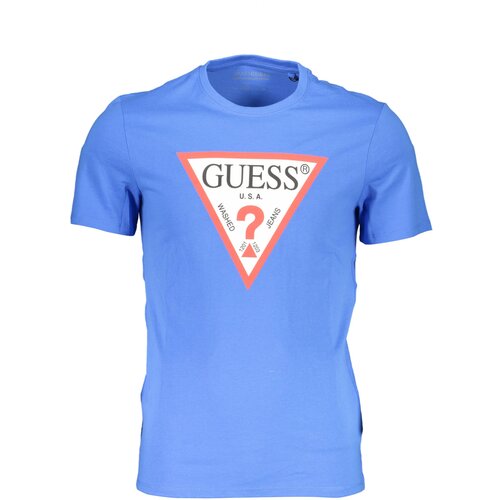 Guess Jeans SHORT SLEEVE T-SHIRT MEN BLUE Slike