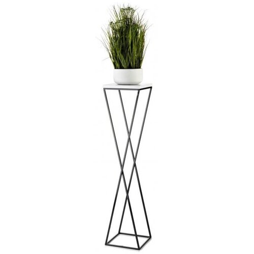  Stalak za cveće LOFT 100x24 cm crna/bela Cene