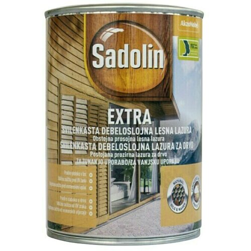 Sadolin lazura za zaštitu drva extra (boja: tikovina, 5 l) Cijene