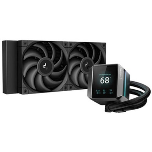 DeepCool komplet za tekočinsko hlajenje AIO Liquid Cooler Mystique 240, črn Slike
