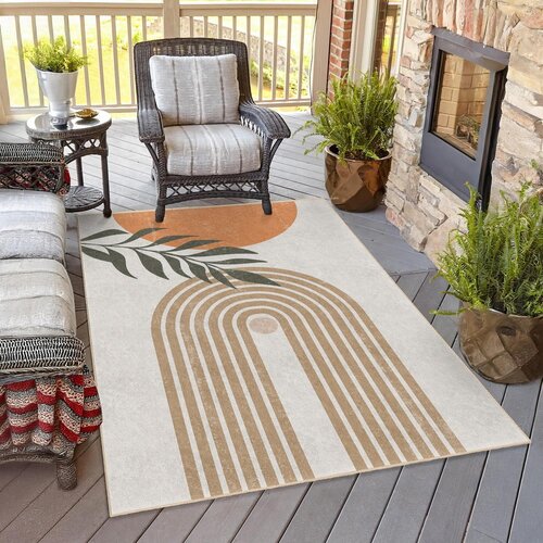 Mila Home kremno bela pralna preproga 80x150 cm dot arch &amp;ndash; Slike