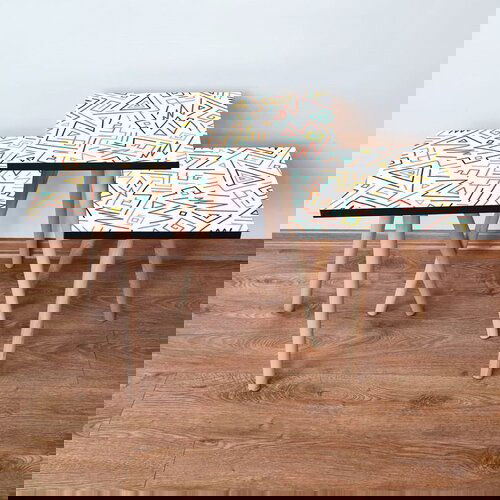 Hanah home 3Shp216 - multicolor multicolor nesting table (3 pieces) Cene