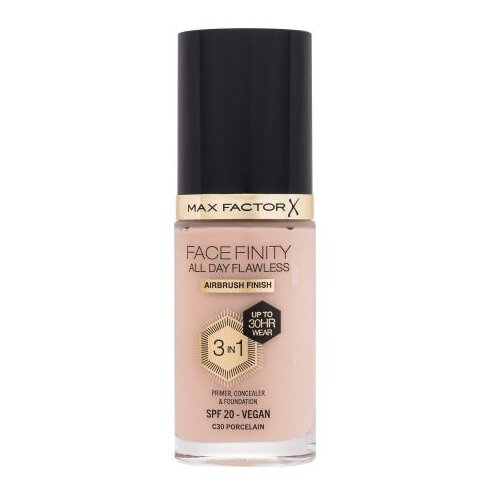 Max Factor Facefinity All Day Flawless SPF20 tekući puder s uv za&amp;scaron;titom 30 ml Nijansa c30 porcelain Slike