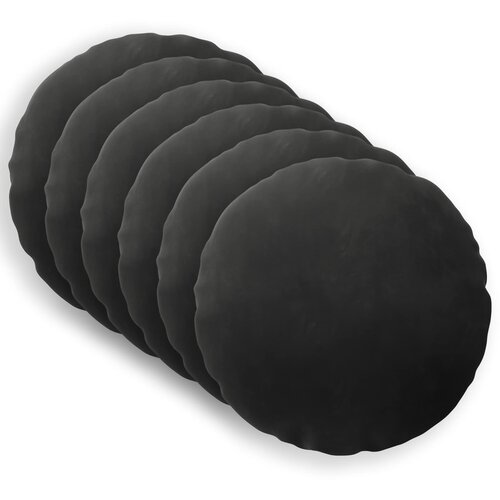  Presvlaka za jastuk 6 pcs HEERLEN Crna &Oslash; 60 cm Bar&scaron;un Cijene