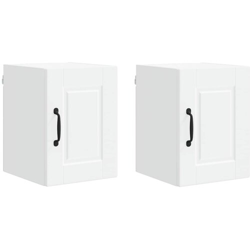 Ormar za Zid 2 pcs Bijelo 30 x 31 x 40 cm Konstruirano drvo Slike