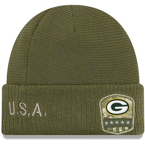 New Era Green Bay Packers 2019 On-Field Salute to Service zimska kapa Slike
