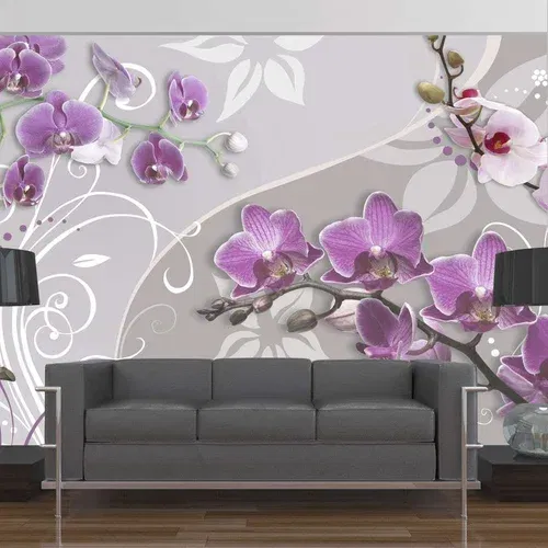  tapeta - Flight of purple orchids 200x140