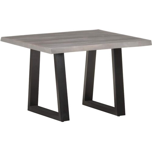  Stolić za kavu sa živim rubovima 60x60x40 cm od bagremovog drva Slike