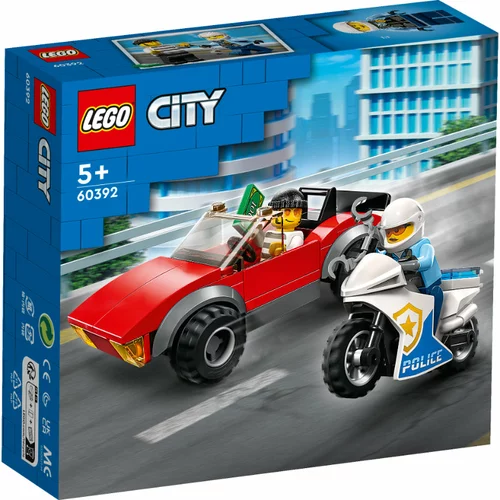 Lego City 60392 Potjera automobila s policijskim motociklom