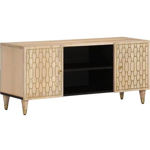  The Living Store TV omarica 105x33x46 cm trden mangov les - TV Omarica, (21555388) Slike