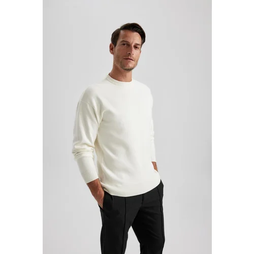 Defacto Relax Fit Crew Neck Sweater