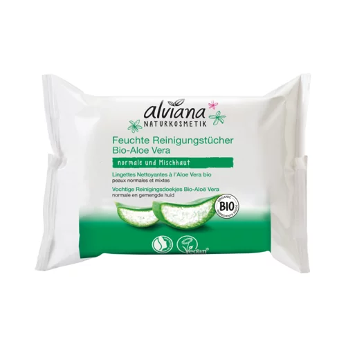 alviana naravna kozmetika vlažne maramice za čišćenje - aloe veravlažne maramice za čišćenje bio - aloe vera