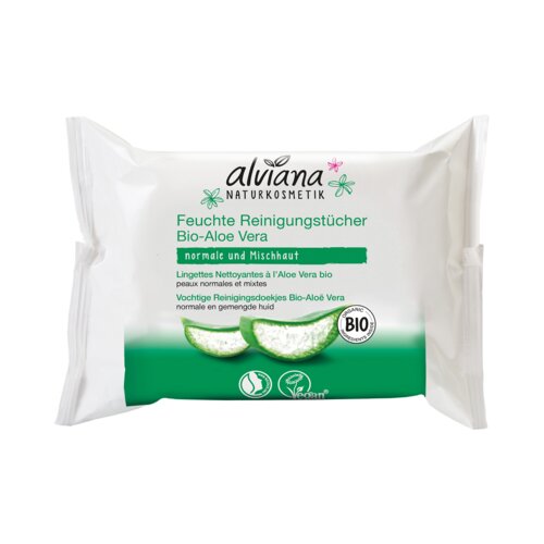 Alviana naravna kozmetika vlažne maramice za či&amp;scaron;ćenje - aloe veravlažne maramice za či&amp;scaron;ćenje bio - aloe vera Slike