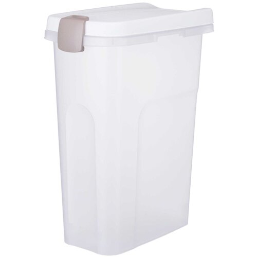 Trixie Posoda za shranjevanje hrane 25l 24x51x39 cm prozorna/bel Cene