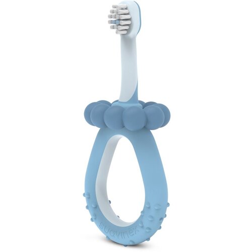 Suavinex Baby Training Toothbrush zobna &scaron;četka za otroke 0-2 y Blue 1 kos Cene