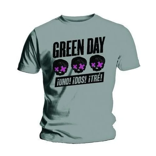 Green Day Košulja hree Heads Better Than One XL Siva