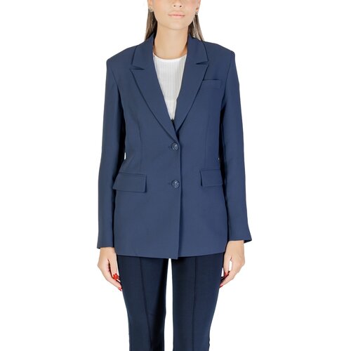 Guess Jakne &amp;amp; Blazerji THEOLINE PERFECT BLAZER W5YN46 WGHC2 Modra Slike