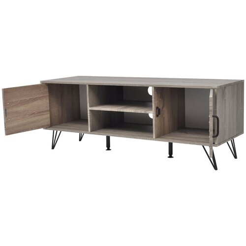 Maison Chic TV omarica - TV stojalo - Televizijska omarica 120x40x45 cm siva, (21699000) Slike