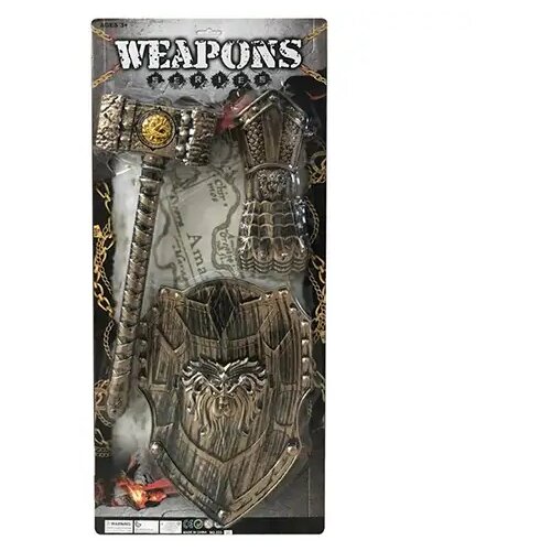 Magic Toys Srednjeve&scaron;ko kladivo s &scaron;čitom in &scaron;čitnikom za roke Cene