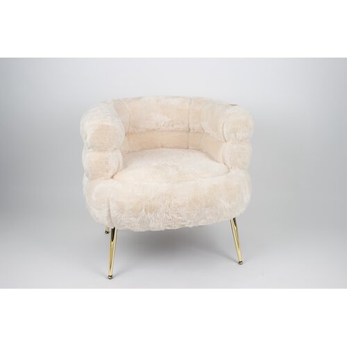 AMC HOME Fotelja Rabbit, 78x68x69cm, Bela Cene