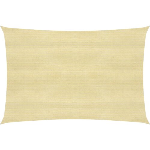 The Living Store Senčno jadro 160 g/m² bež 5x7 m HDPE - Senčno Jadro, (21437977) Cene
