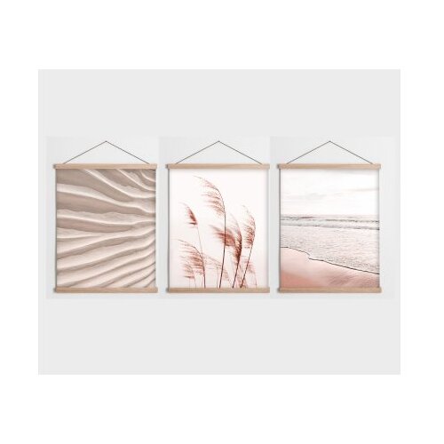 WALLXPERT slika iz 3 dela, the beach Cene